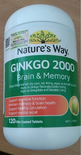 Ginkgo 2000mg (Lọ*120viên) - Australia