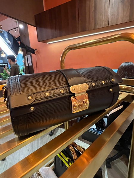 Túi LV Papillon trunk đen sz19 +