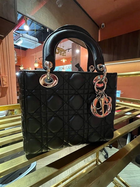 Túi Dior Lady đen sz S +