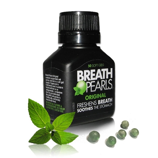 Viên uống thơm miệng breath pearls 50 viên