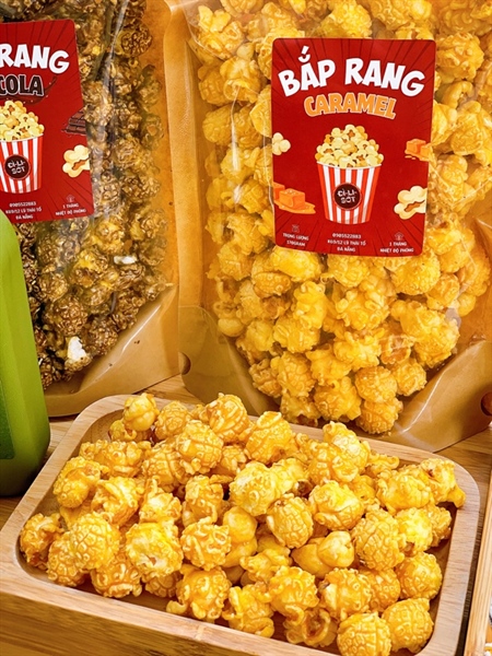 Bắp rang vị caramel