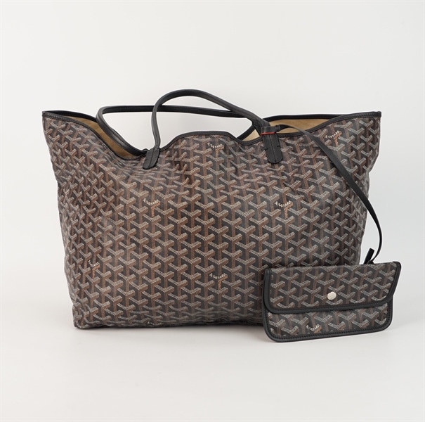 Túi Goyard xám nâu kèm pound +