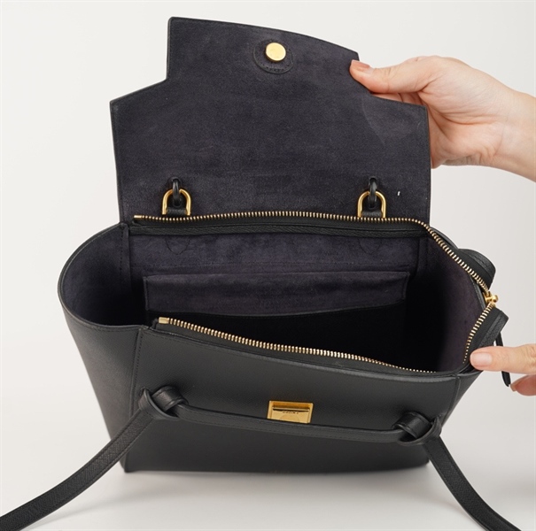 Túi Celine màu đen sz 23cm +