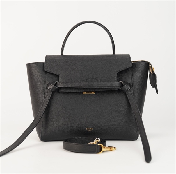 Túi Celine màu đen sz 23cm +