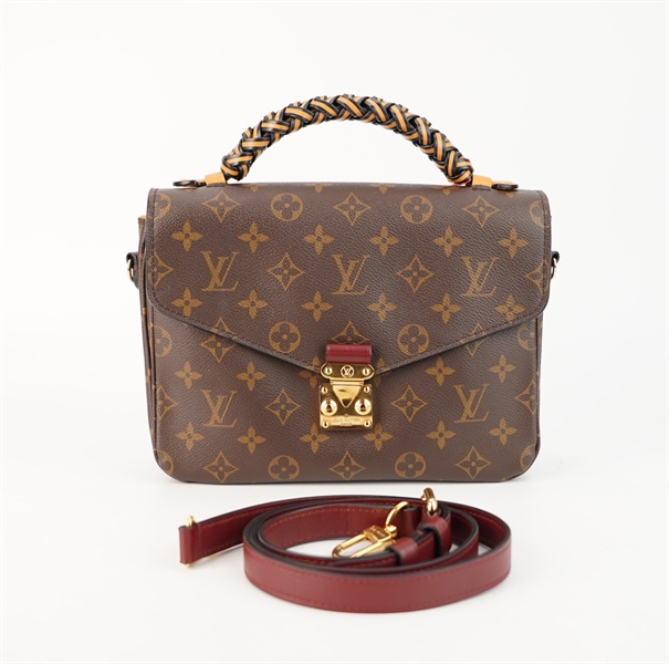 Túi LV metis quai xoắn nâu sz 24cm +