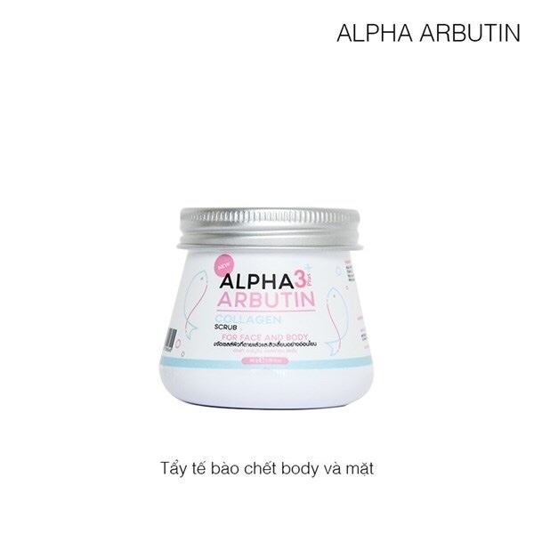 Tẩy tbc face & body Alpha Arbutin Thái