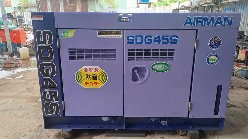 Máy phát điện AIRMAN 45kva tua chậm