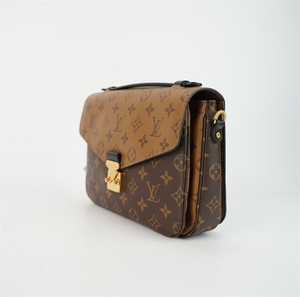 Túi LV metis nâu 2 màu 24cm TB+