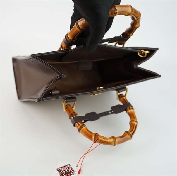 Túi GG nâu quai trúc 26cm TB+