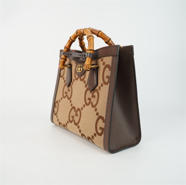 Túi GG nâu quai trúc 26cm TB+