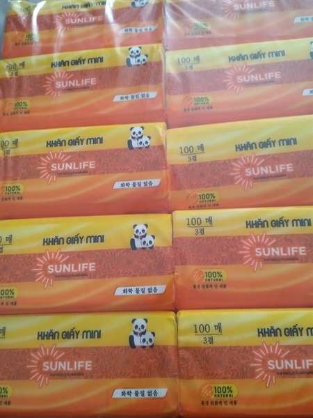 Giấy mili gấu trúc sunlife