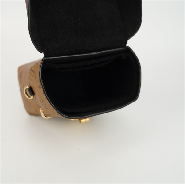 Túi LV camera hoa nâu size 12 +