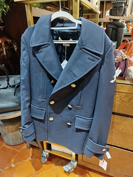 Áo khoác Alexander MCqueen xanh đen - A Long live (TH-A38)