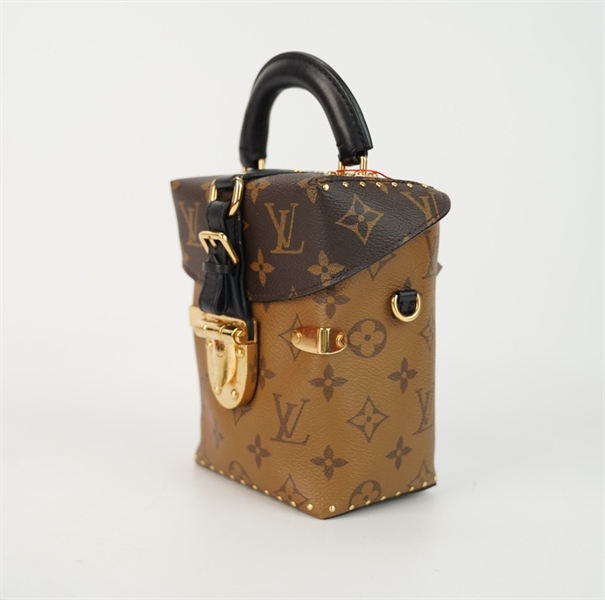 Túi LV camera hoa nâu size 12 +