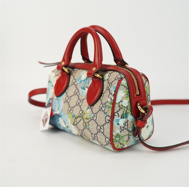 Túi GG speedy nano hoa xanh size 18 +