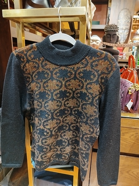 Áo dài tay YSL len đen - A Long live (HP-A1284)