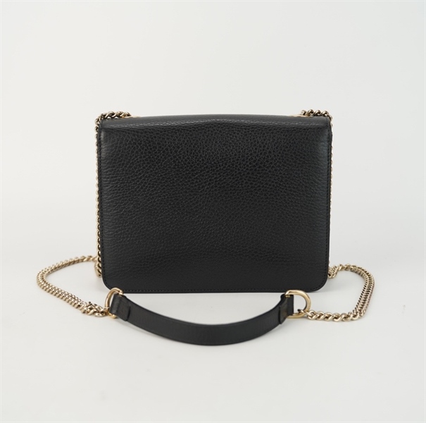 Túi GG Interlocking đen (I028076701) sz 20 +