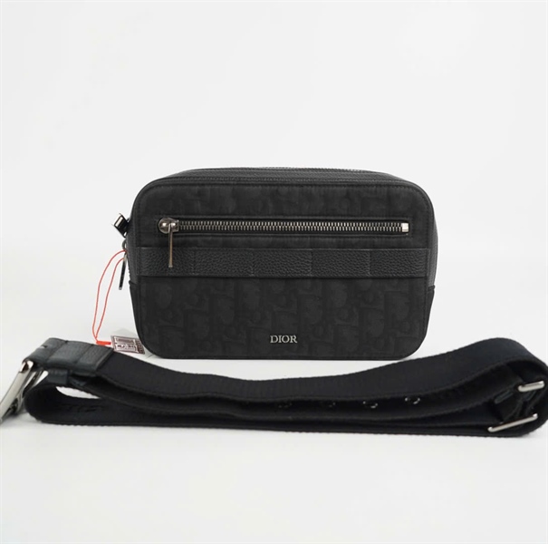 Túi Dior bumbag màu đen 20cm KG+