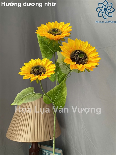 Hướng dương nhỡ - Hoa cành dài - Hoa Lụa Vân Vượng