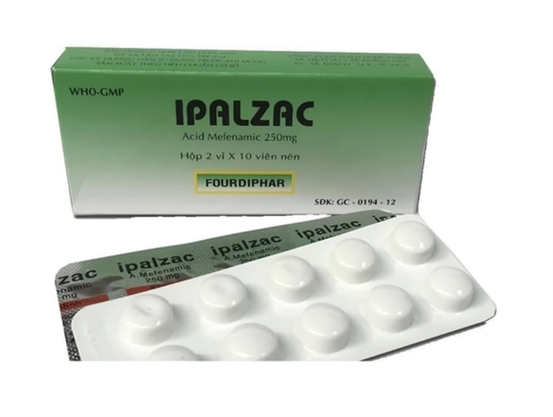 Ipalzac mefenamic 250mg khánh hội (LỐC/10H)