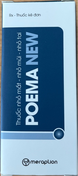 Poema New (Thuốc nhỏ mắt - mũi - tai) 10ml - Merap (Lọ)