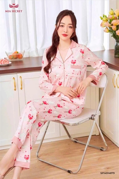 Pijama Basic _ Thỏ Hoa Hồng _ Hồng