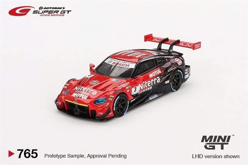 Mini GT Card version MGT00765 Nissan Z GT500 #3 "Niterra MOTUL Z" NDDP RACING 2023 SUPER GT SERIES