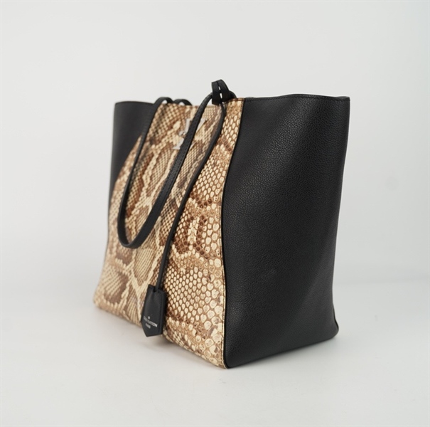 Túi LV da trăn phối đen size 27 +