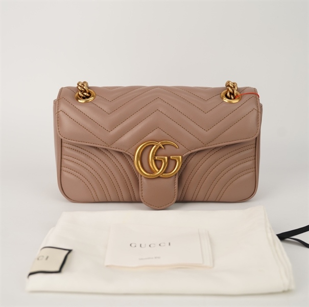 Túi GG marmont màu nude size 26 TB+