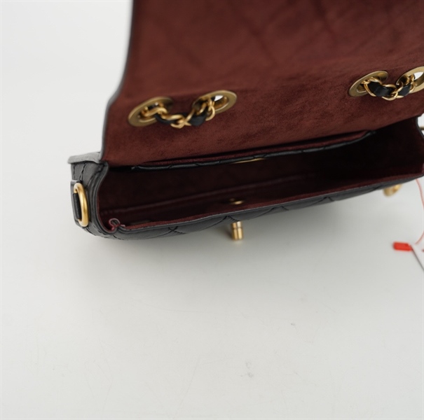 Túi Chanel đen nắp gập ( 28757902) sz19 (HC)+