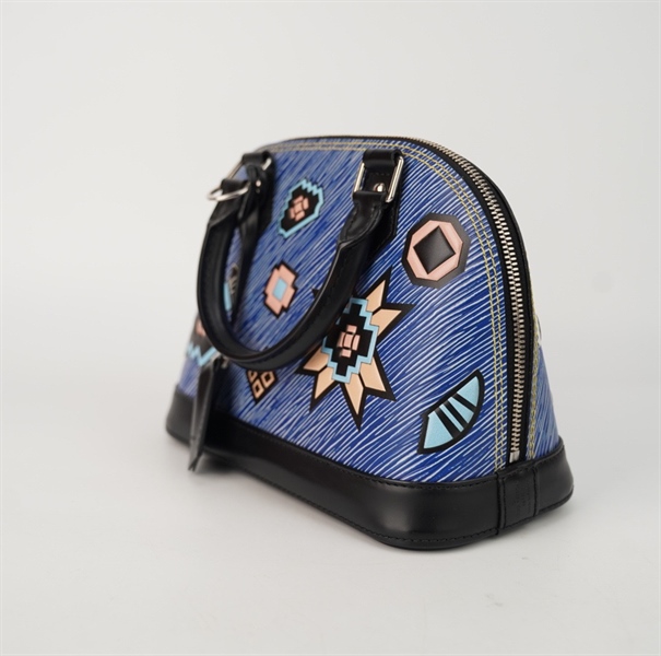 Túi LV alma xanh dương size 23 +