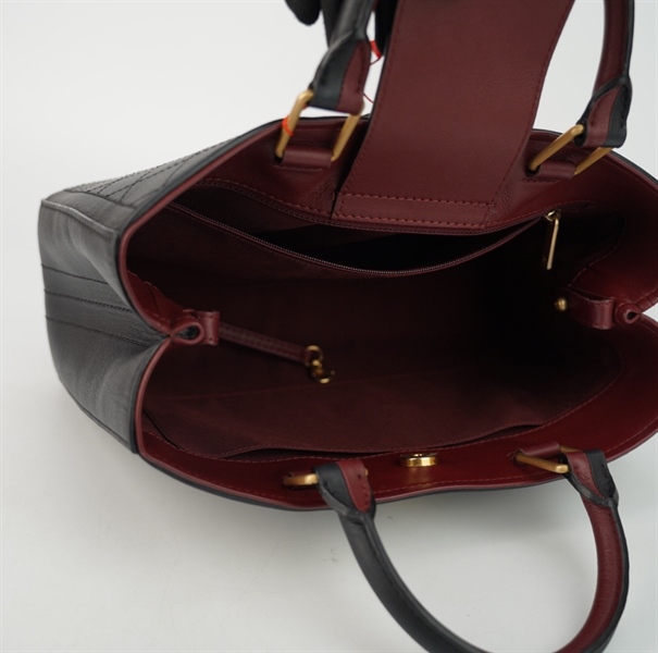 Túi Chanel đen lòng nâu size 30 +