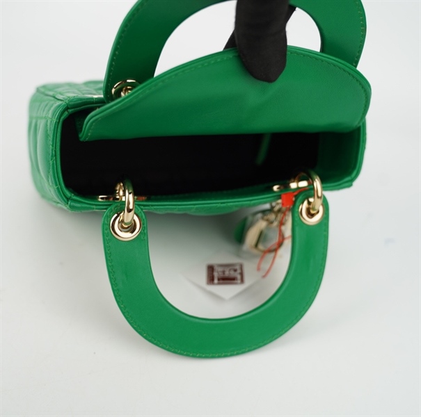 Túi Dior Lady màu xanh size mini +