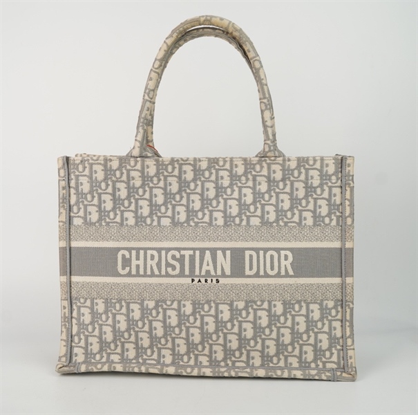 Túi Dior tote màu xám (50-MA-1129) size 36 +