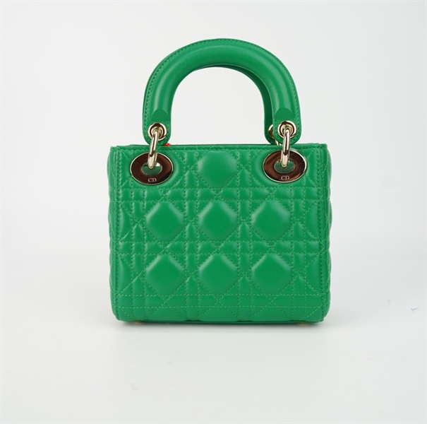 Túi Dior Lady màu xanh size mini +