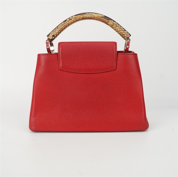 Túi LV capu đỏ quai trăn size 26 +