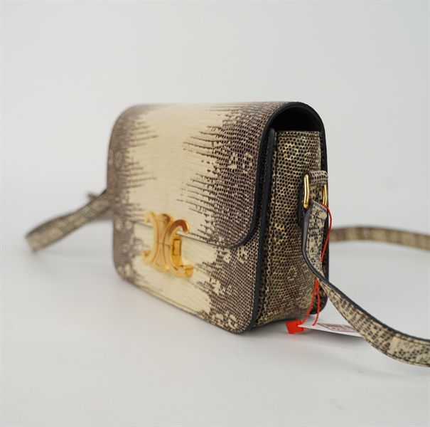 Túi Celine da trăn vàng size 18 +