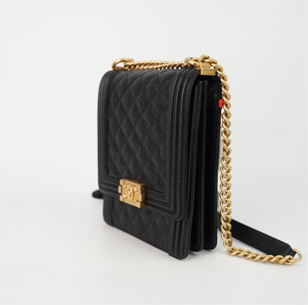 Túi Chanel chữ nhật màu đen size 16 +