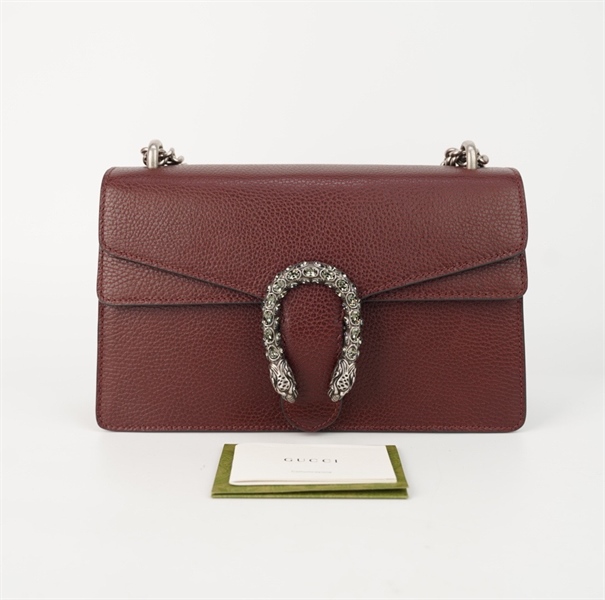 Túi GG dionysus đầu rồng màu nâu size 28 TB+