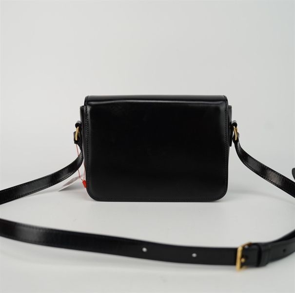 Túi Celine đen bóng size 18+