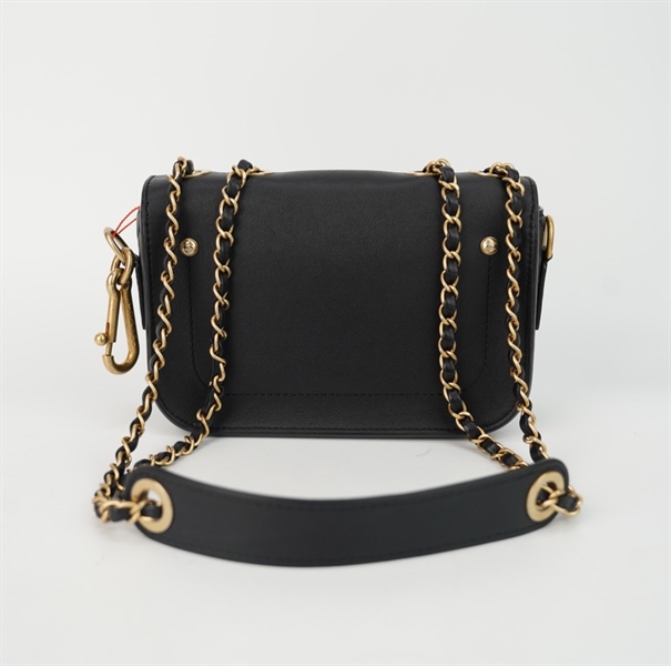 Túi Chanel đen nắp gập ( 28757902) sz19 (HC)+