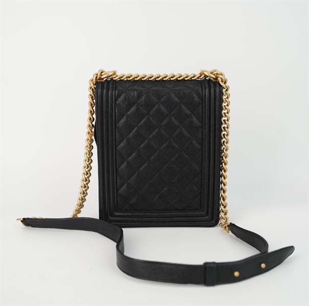 Túi Chanel chữ nhật màu đen size 16 +