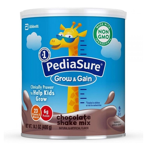 Sữa Pediasure Grow & Gain Mỹ vị socola 400gram ( từ 1- 10 tuổi)