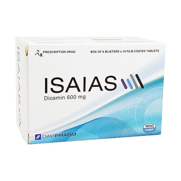 Isaias diosmin 600mg davipharm (h/60v)