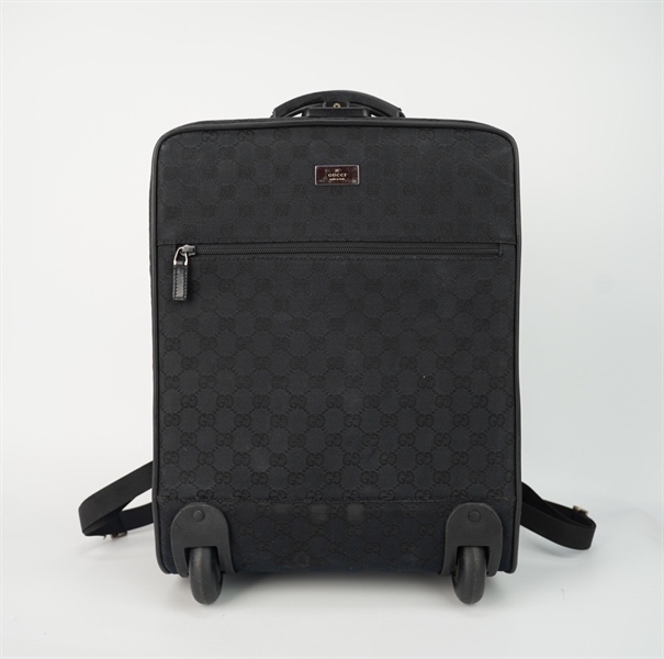 Vali GG đen dáng balo KG+