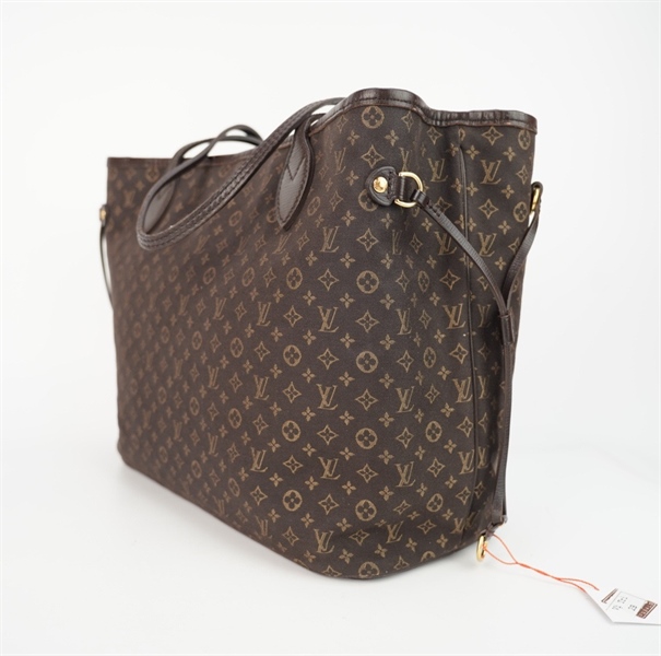 Túi LV dây rút hoa đen viền nâu size 32 KG+