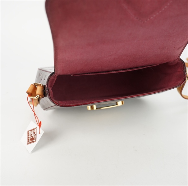 Túi LV hoa nâu tím size 20 (HVo) KG+