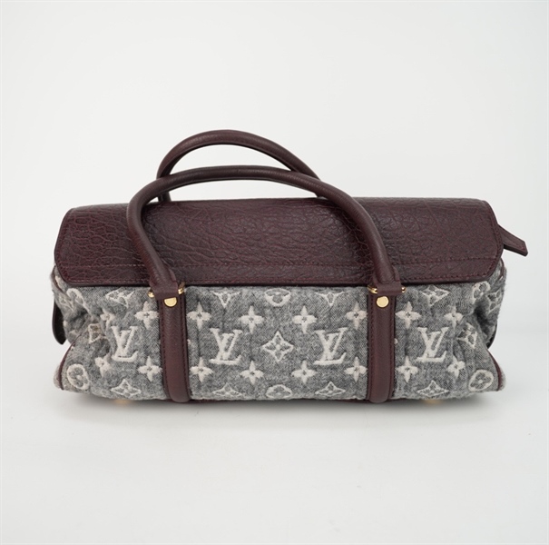 Túi LV xám nắp tím FL3160 size 34 KG+