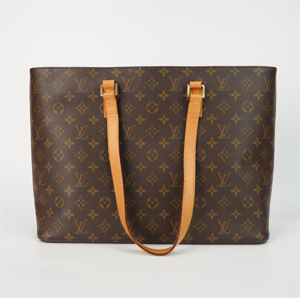 Túi LV tote hoa nâu size 40 KG+