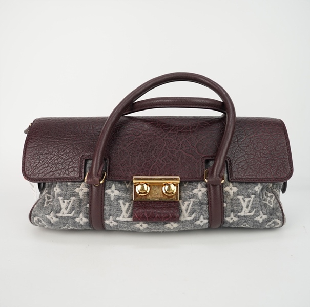 Túi LV xám nắp tím FL3160 size 34 KG+